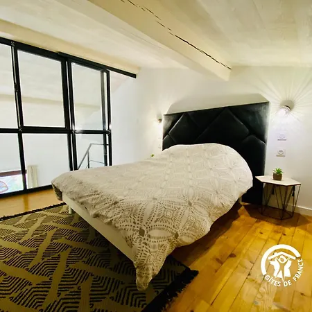 Loft Cocon Climatise - Imprenable Vue Sur Le Chateau Comtal アパート *
