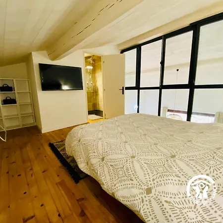 Loft Cocon Climatise - Imprenable Vue Sur Le Chateau Comtal カルカソンヌ