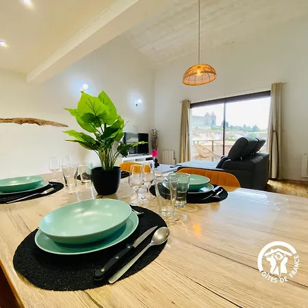 Appartamento Loft Cocon Climatisé - Imprenable Vue Sur Le Château Comtal *